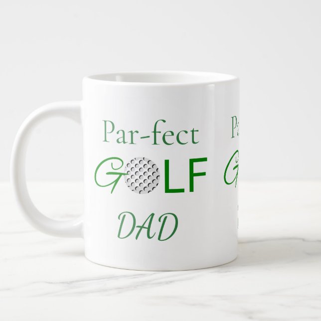 Caneca De Café Grande Pai de Golfe Per-feito Presente Divertido para o D (Esquerda)