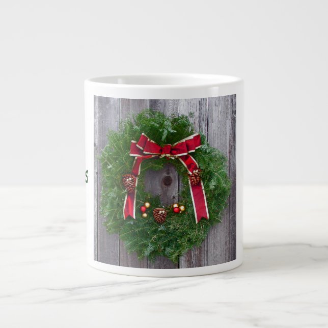Caneca De Café Grande Pai de Natal Jumbo Mug (Frente)