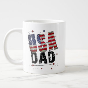 Caneca De Café Grande Pai EUA personalizado