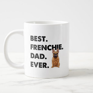 Caneca De Café Grande Pai francês Bulldog Frenchie Melhor Pai francês de