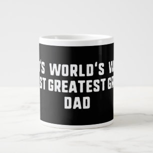 Caneca De Café Grande Pai Mais Incrível do Mundo Família Divertida