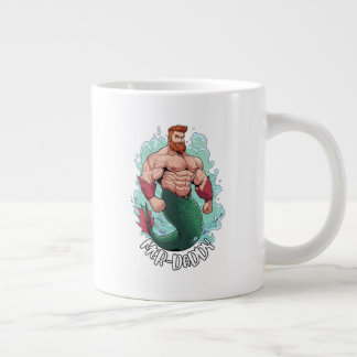 Caneca De Café Grande Pai, Padre Merman Mug
