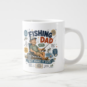 Caneca De Café Grande Pai Pescador 