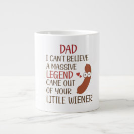 Caneca De Café Grande pai que não acredito que veio uma lenda massiva -