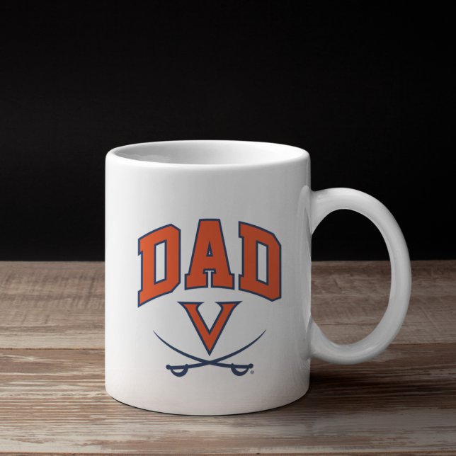 Caneca De Café Grande Pai Virginia Cavaliers (Criador carregado)