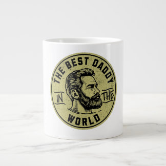 Caneca De Café Grande Pais Legendários e Incríveis – Design de Tipografi