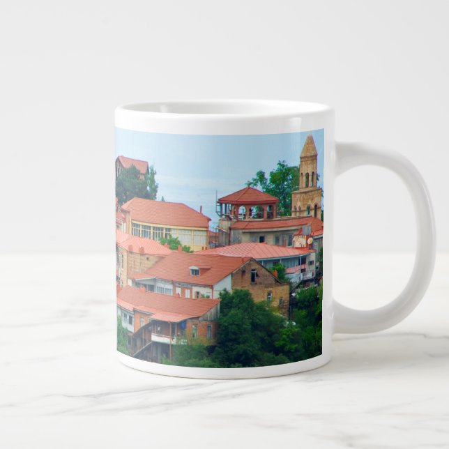 Caneca De Café Grande Paisagem da Cidade da Geórgia (Direita)