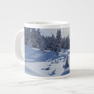 Caneca De Café Grande Paisagem de neve