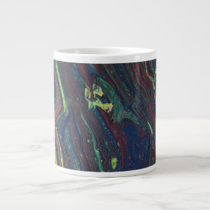Caneca De Café Grande Paixão Louca 1 Tiras Selvagens Abstrato Tome Tumba