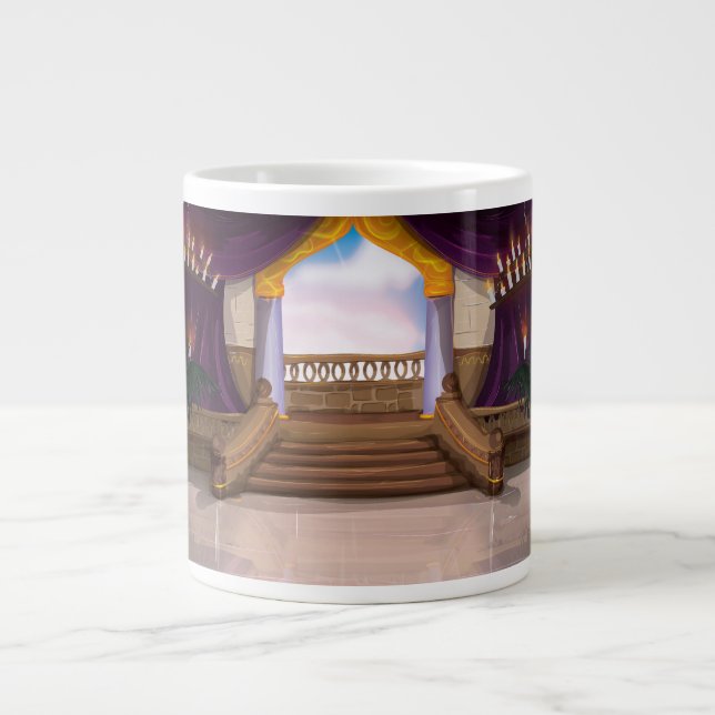 Caneca De Café Grande Palácio Romano (Frente)