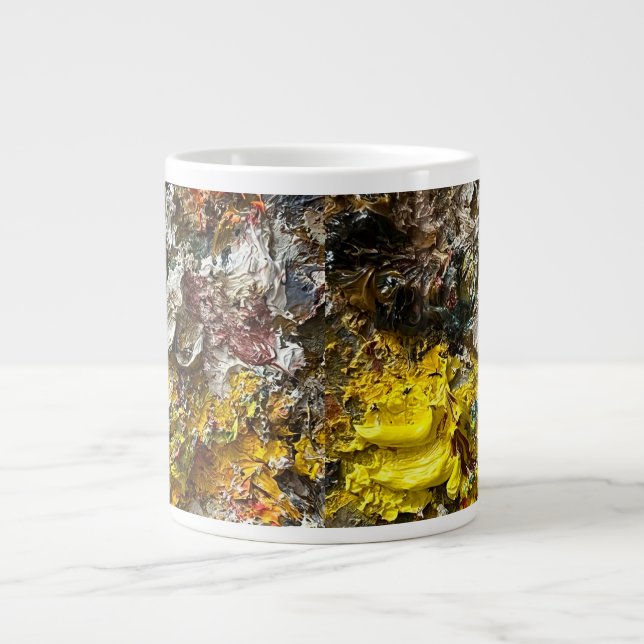 Caneca De Café Grande Paleta de artistas #1 (Frente)