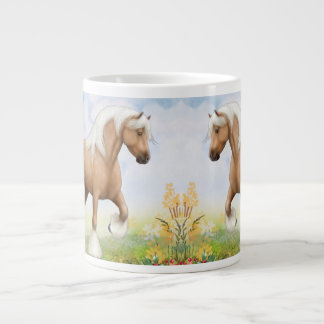 Caneca De Café Grande Palomino Cavalo de Rascunho Cigano