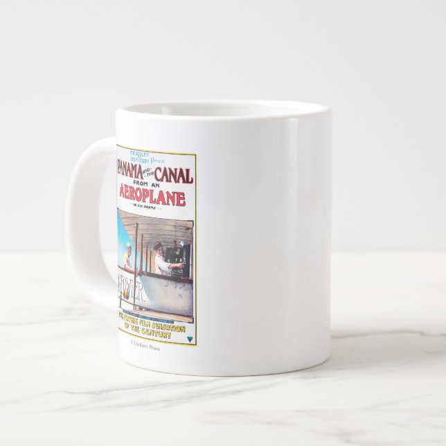 Caneca De Café Grande Panama e Canal Airplane Movie Promo Poste (Frente Esquerda)