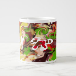 Caneca De Café Grande Panda Vermelho é legal