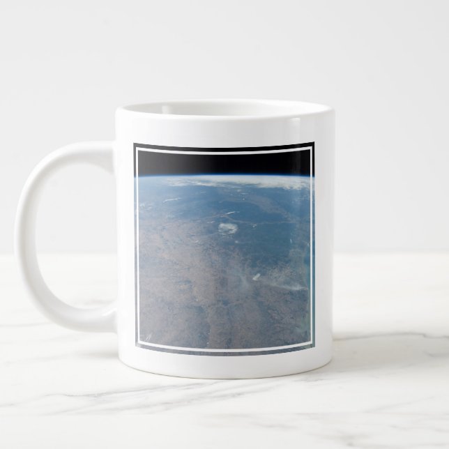 Caneca De Café Grande Panorâmica Texas E Golfo Do México (Esquerda)