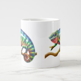 Caneca De Café Grande Panther Chameleon Jumbo Mug Colorida