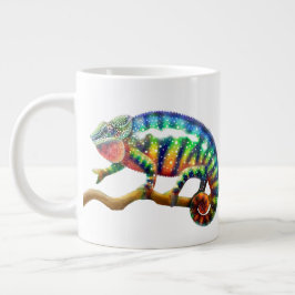 Caneca De Café Grande Panther Chameleon Jumbo Mug Colorida