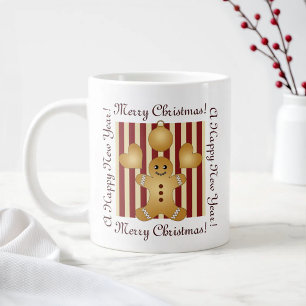 Caneca De Café Grande Pão-de-Pão-Pão-Pão Vermelho