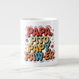 Caneca De Café Grande Papa Pito Pappy Pawer