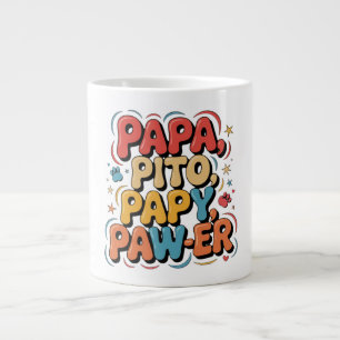 Caneca De Café Grande Papa Pito Pappy Pawer