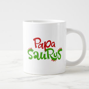Caneca De Café Grande Papa Surus Graphic