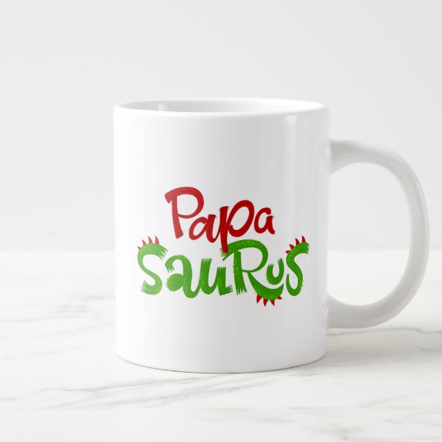 Caneca De Café Grande Papa Surus Graphic (Direita)