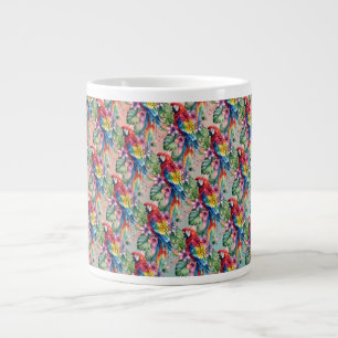 Caneca De Café Grande Papagaio