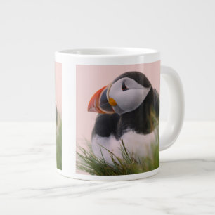 Caneca De Café Grande Papagaio-do-mar (Fratercula arctica)