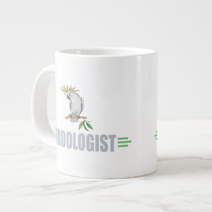Caneca De Café Grande Papagaio-do-noruega Engraçado