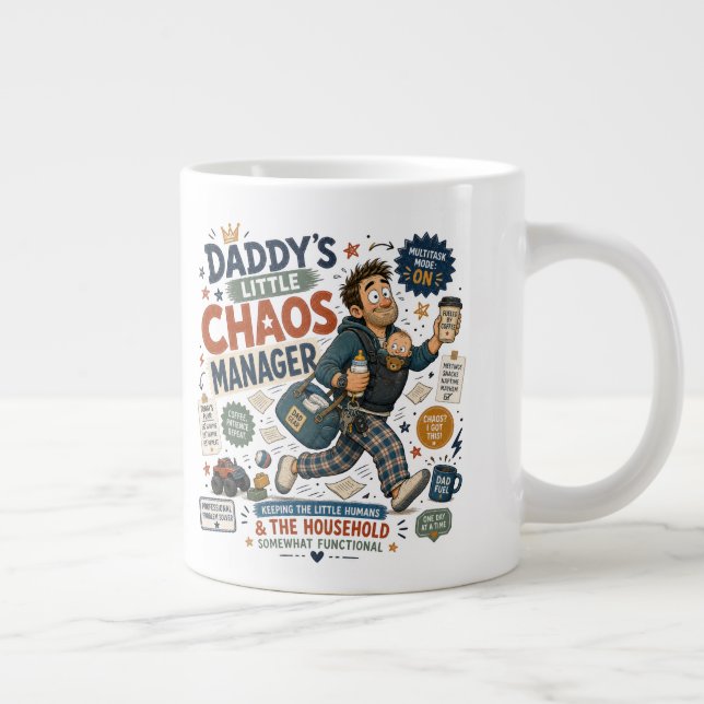 Caneca De Café Grande Papai  (Direita)
