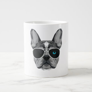 Caneca De Café Grande Papai Frenchie Cool Merle Bulldog Francês 
