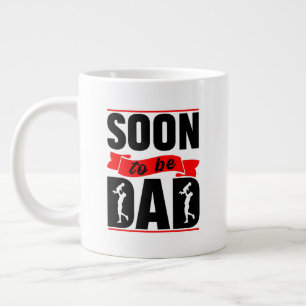 Caneca De Café Grande Papai Legal para ser arte com palavras
