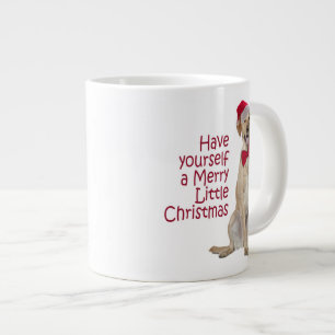 Caneca De Café Grande Papai noel Lab Jumbo Mug