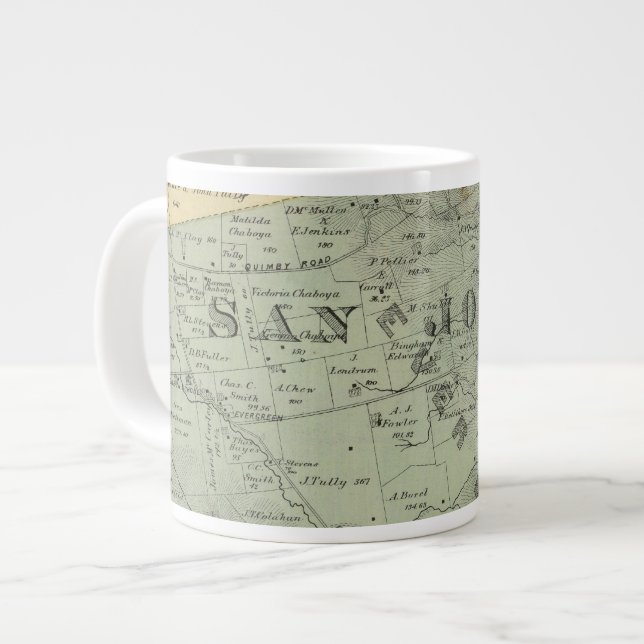 Caneca De Café Grande Papais noeis Clara Co 6 (Frente Esquerda)