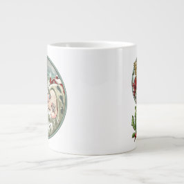 Caneca De Café Grande Papais noeis Vintage Jumbo Mug