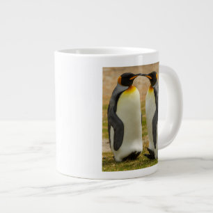 Caneca De Café Grande Par de pinguins-imperadores, Ilhas Falkland