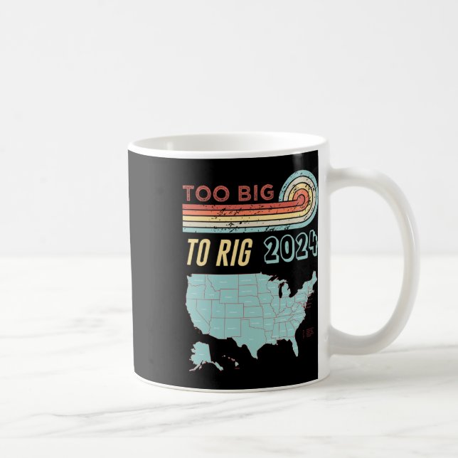 Caneca De Café Grande Para Rig Dizendo Trump 2024 Engraçado Citaç (Direita)