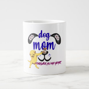 Caneca De Café Grande Para sempre no meu coração - Memorial Mug