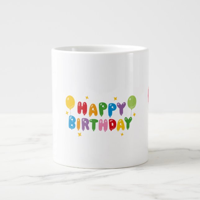 Caneca De Café Grande Parabéns! (Frente)