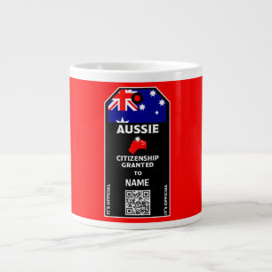 Caneca De Café Grande Parabéns do Partido da Cidadania Australiano