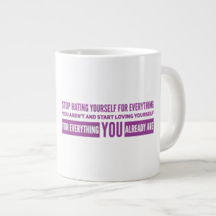 Caneca De Café Grande Parar Jumbo Mug