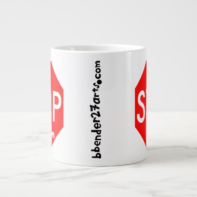 Caneca De Café Grande Pare ele  (Frente)