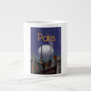 Caneca De Café Grande  Paris