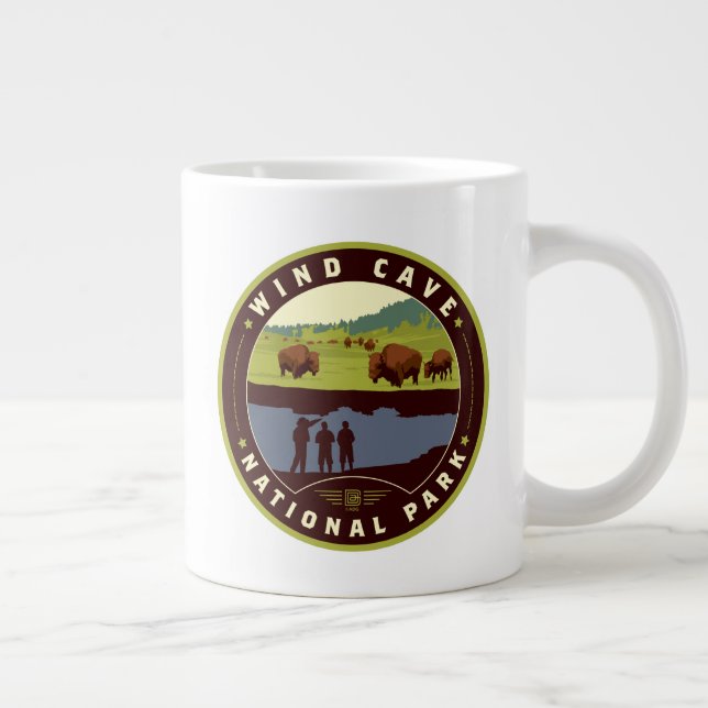 Caneca De Café Grande Parque Nacional da Caverna Eólica (Direita)