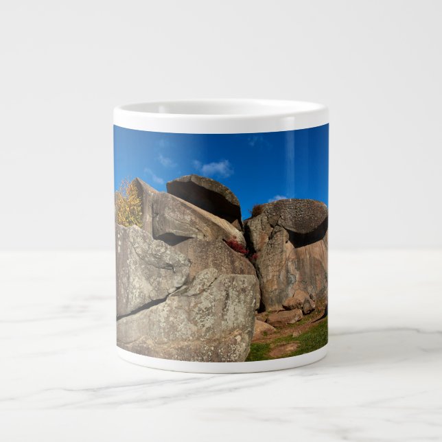 Caneca De Café Grande Parque Nacional de Gettysburg - Devil's Den - Fall (Frente)