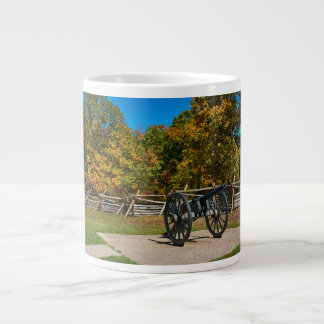 Caneca De Café Grande Parque Nacional de Gettysburg - Queda - Canhão