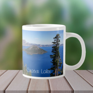 Caneca De Café Grande Parque Nacional do Lago Cratera Cênnica