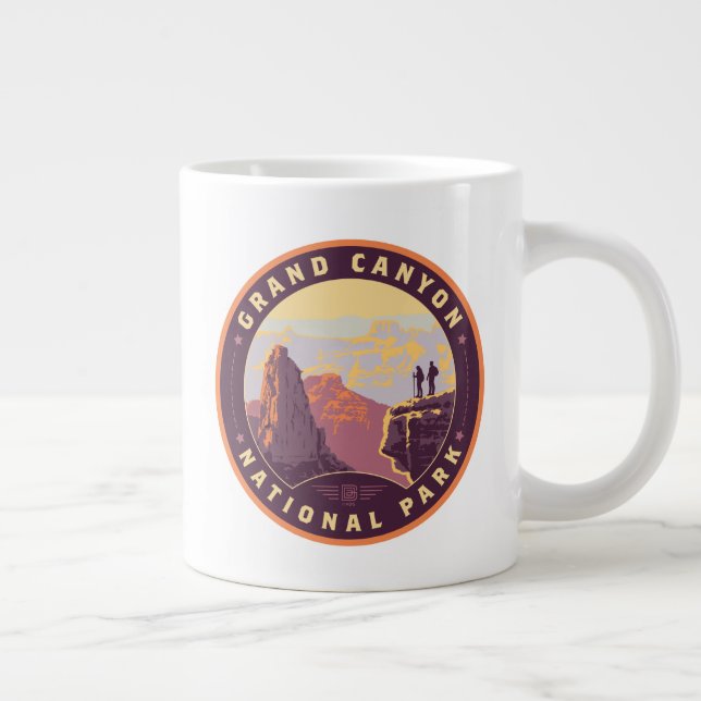 Caneca De Café Grande Parque Nacional Grand Canyon (Direita)