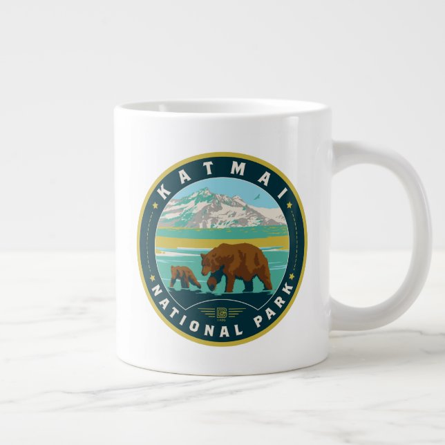 Caneca De Café Grande Parque Nacional Katmai (Direita)
