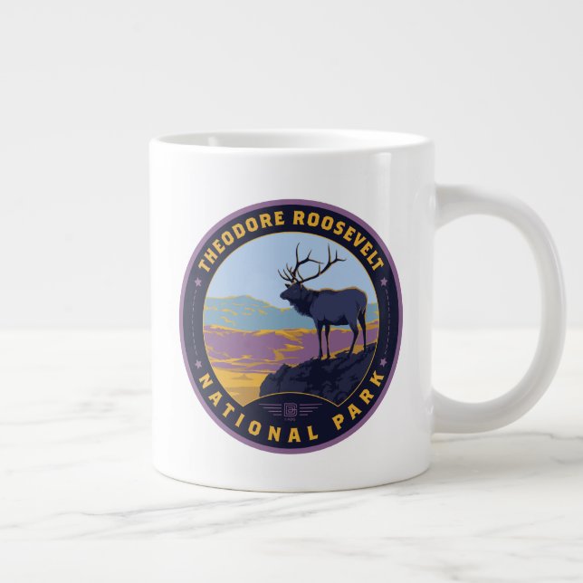 Caneca De Café Grande Parque Nacional Theodore Roosevelt (Direita)